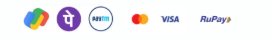 Accepted payments: GPay, PhonePe, Paytm, Mastercard, VISA, RuPay